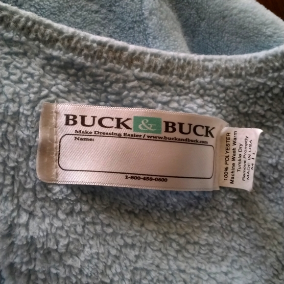 Buck & Buck So-Soft Open Back Nightgown Size M/L - Picture 4 of 5